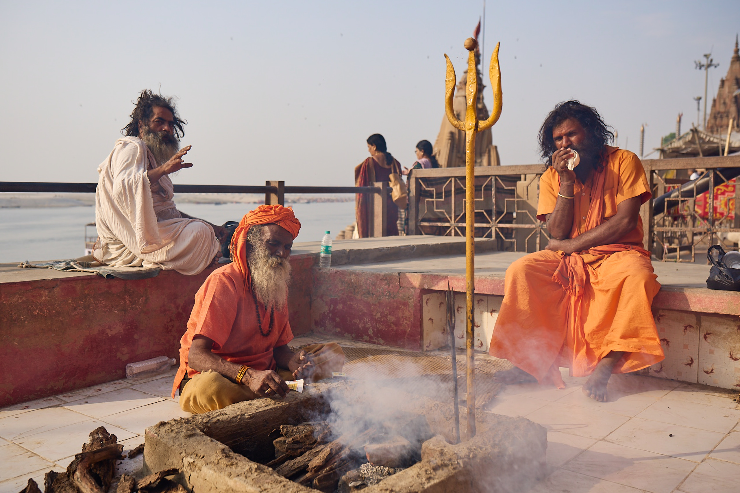 3 Sadhus in Varanasi
